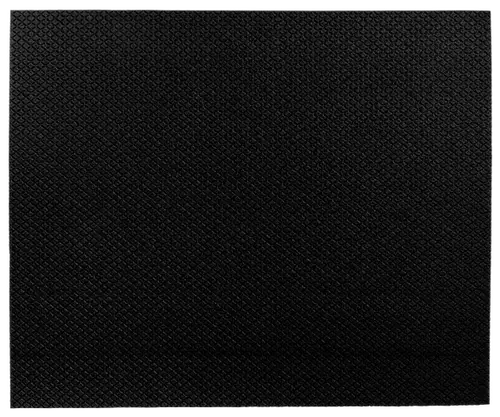 Schwarze Dämmung mit strukturierten Oberflächen für die Seitenwand, geeignet für Wolf Produkte.